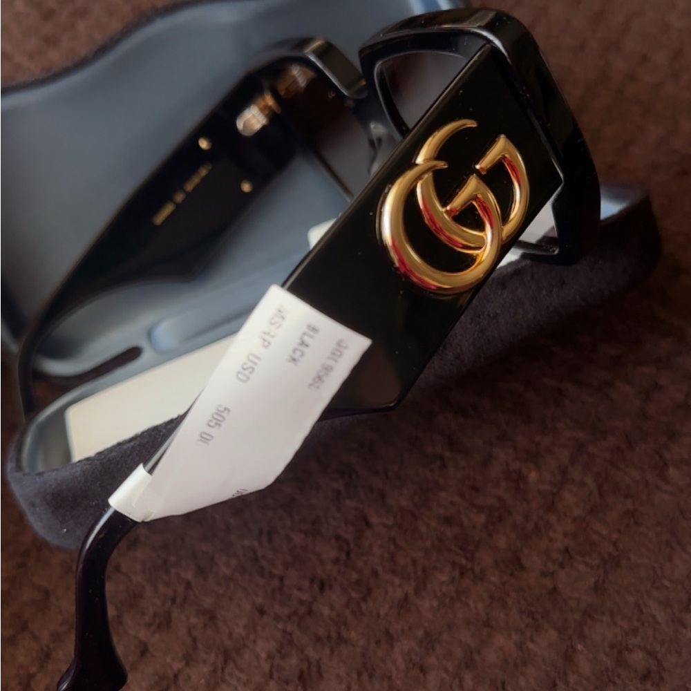 Black Designer Sunglasses - Picture 2 of 6
